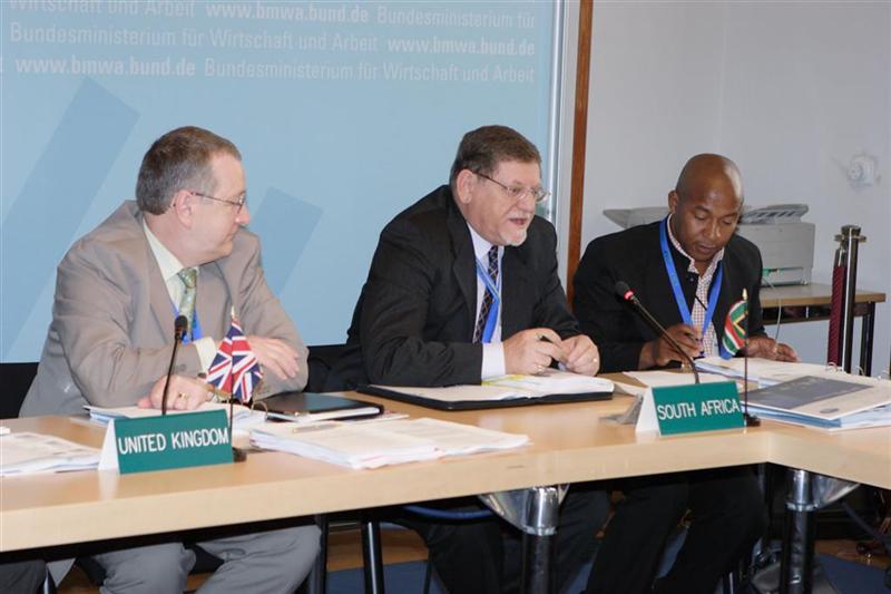Representatives from the United Kingdom and South Africa