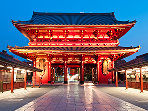 Image of a Japanese style temple